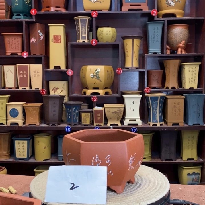 紫砂花盆紫砂花盆