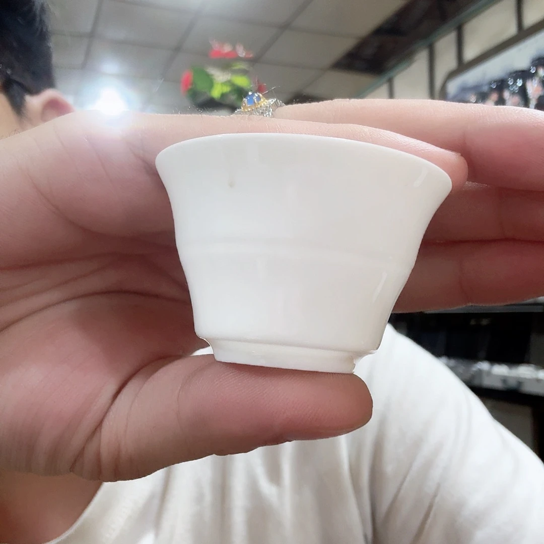 竹节反口杯骨瓷35cc