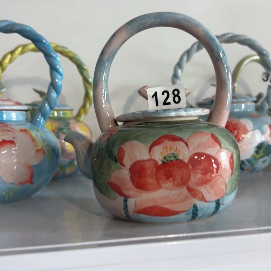 景德镇手绘高温釉下彩陶瓷茶具