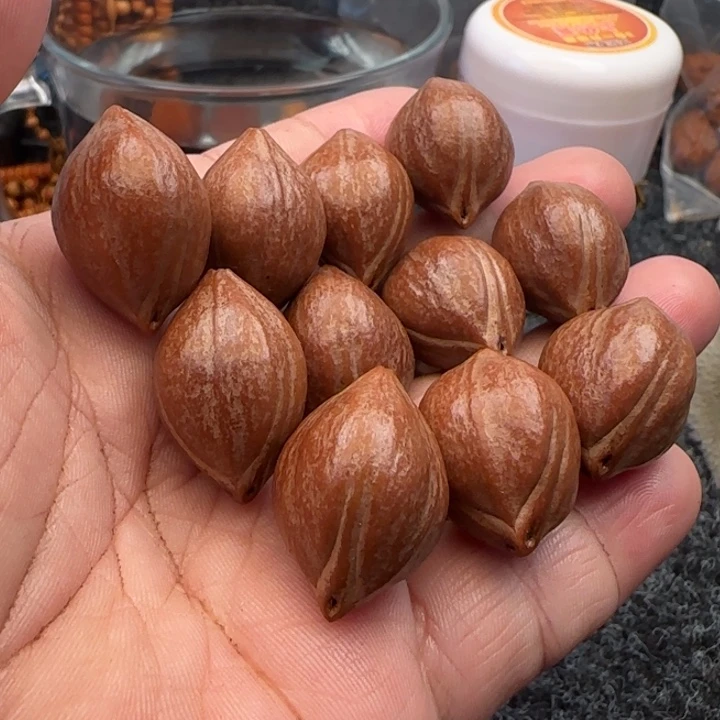 橄榄核手串橄榄核原皮铁盒三面佛