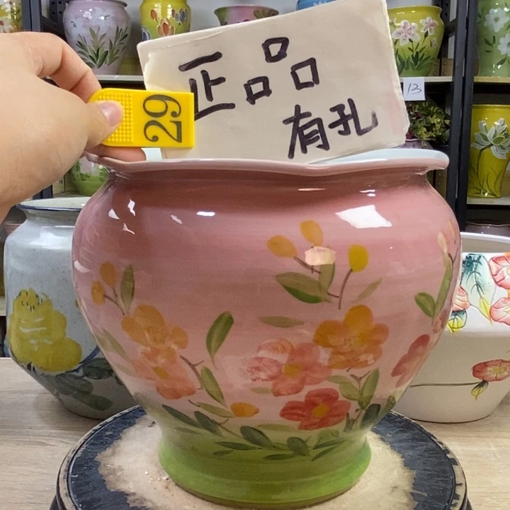 景德镇高温陶瓷花盆