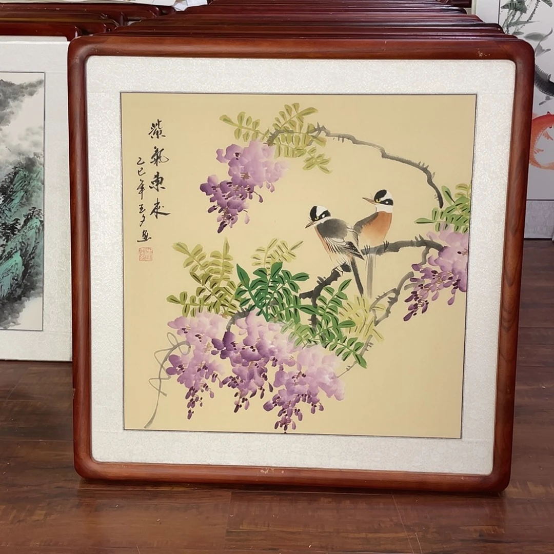 国画带框尺寸63*63厘米