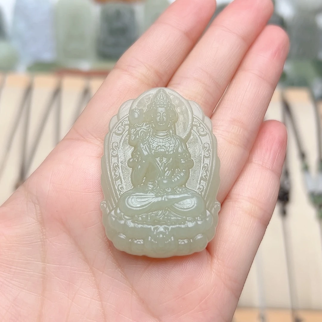 颈饰未镶嵌和田玉小*