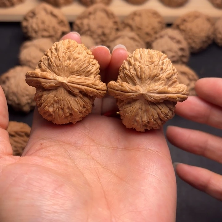 ✗***✓文玩核桃把件41白狮子克重42.5