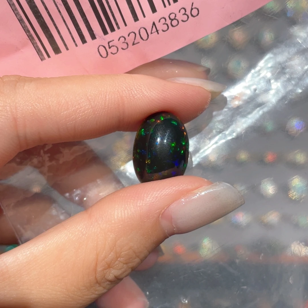 抖***k欧泊银S925镶嵌戒指