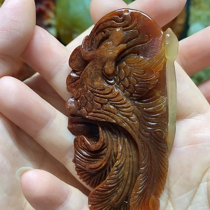 未镶嵌岫玉吊坠(赠链)