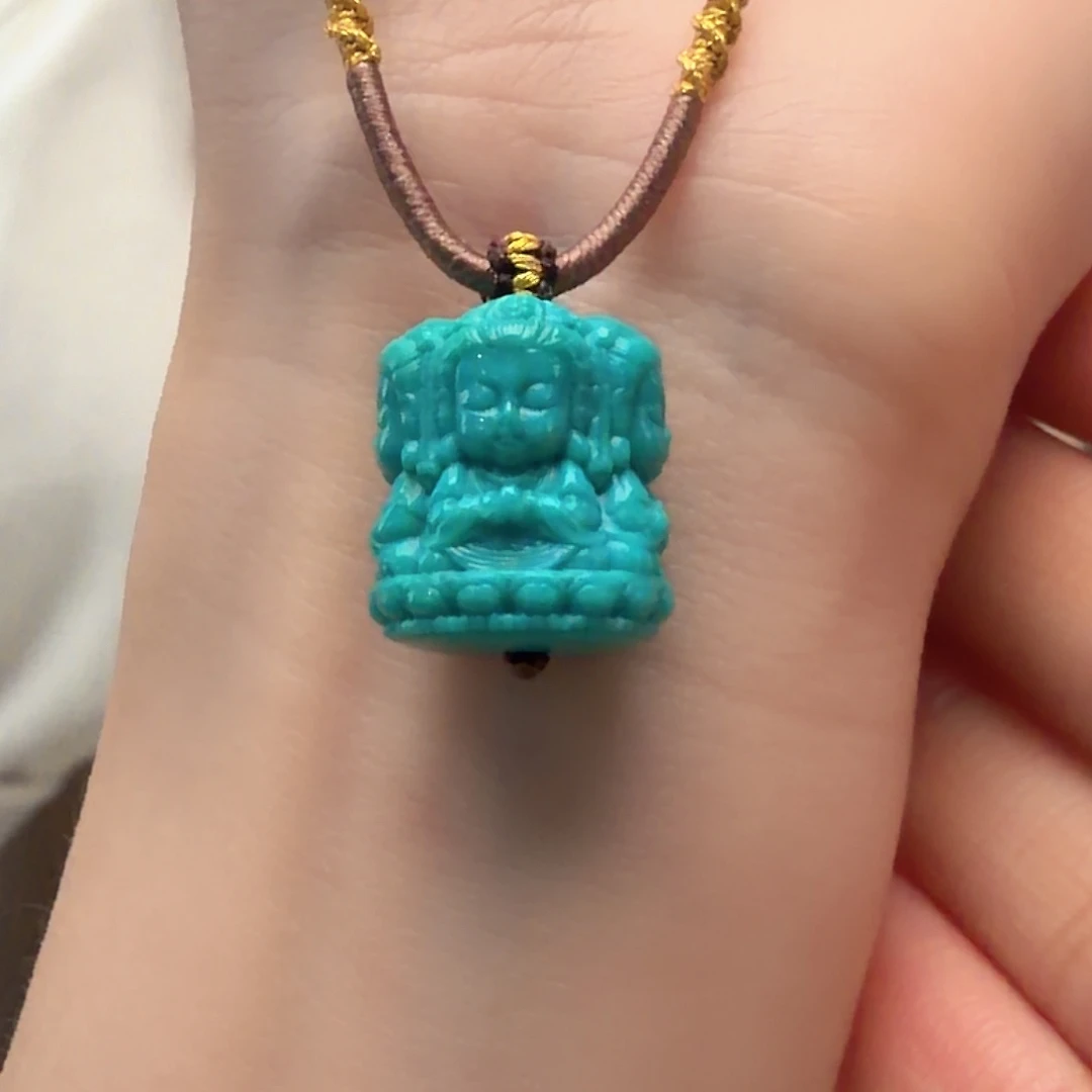 绿松石未镶嵌颈饰