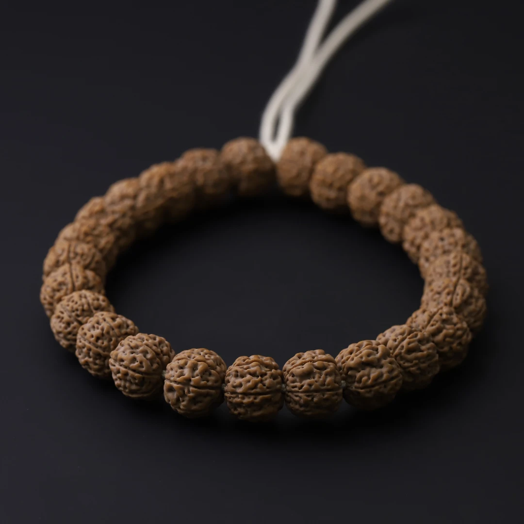 S5025-9【天价蜂巢】定制款原桩六瓣蜂窝小金刚菩提单圈文玩手串