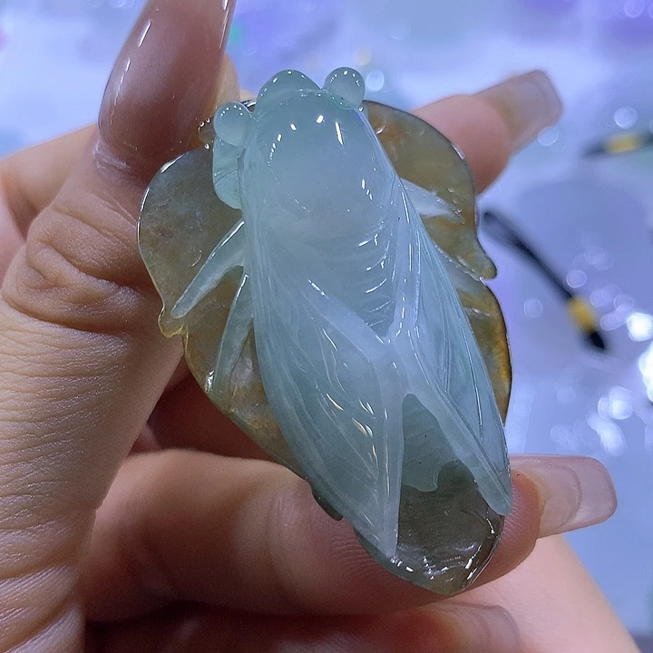 翡翠未镶嵌颈饰天然翡翠A货吊坠