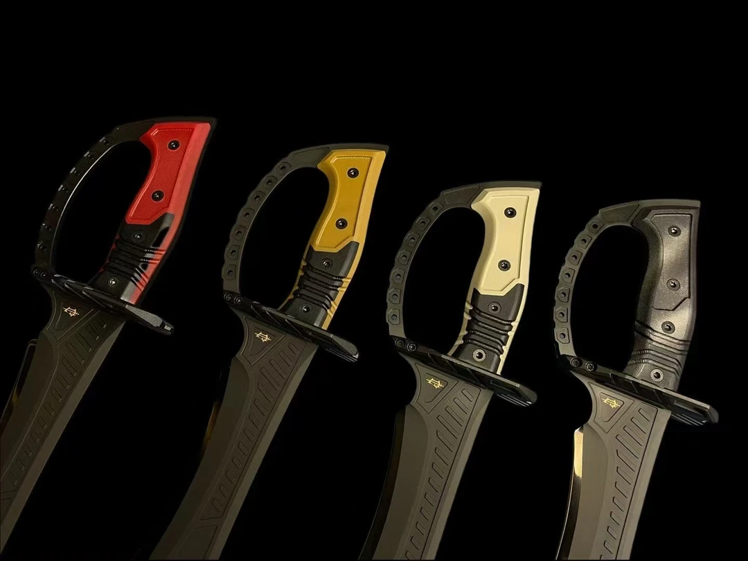 龙泉鎏金款流亡斩清刀工艺品收藏品（未开刃）