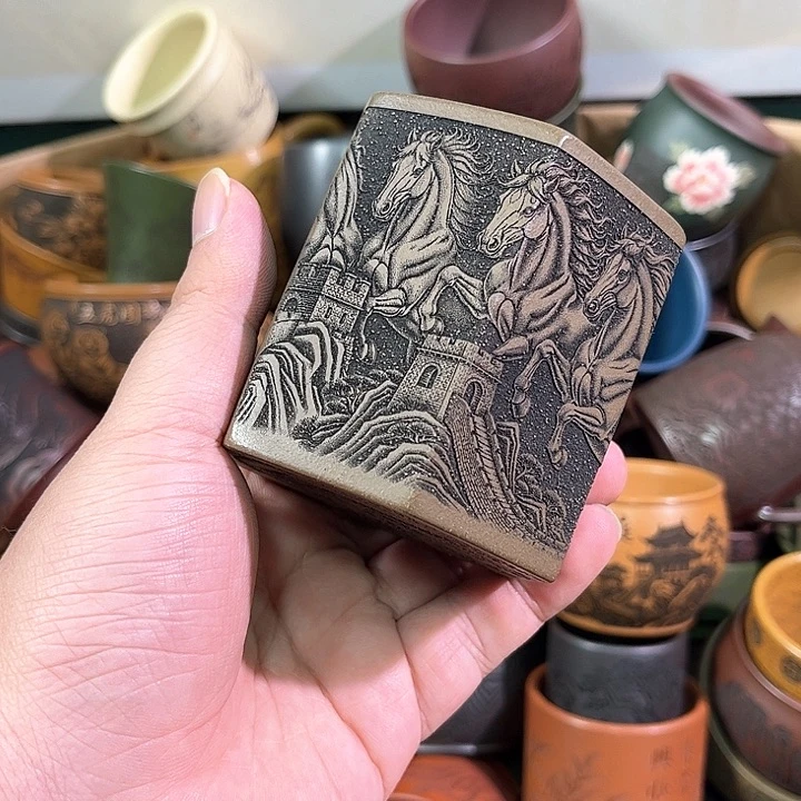 茶杯紫砂全手工紫砂主人杯