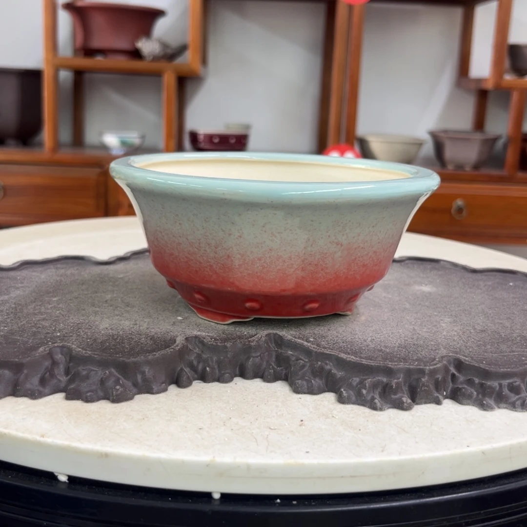 紫砂花盆瑕疵6.5-15。。。