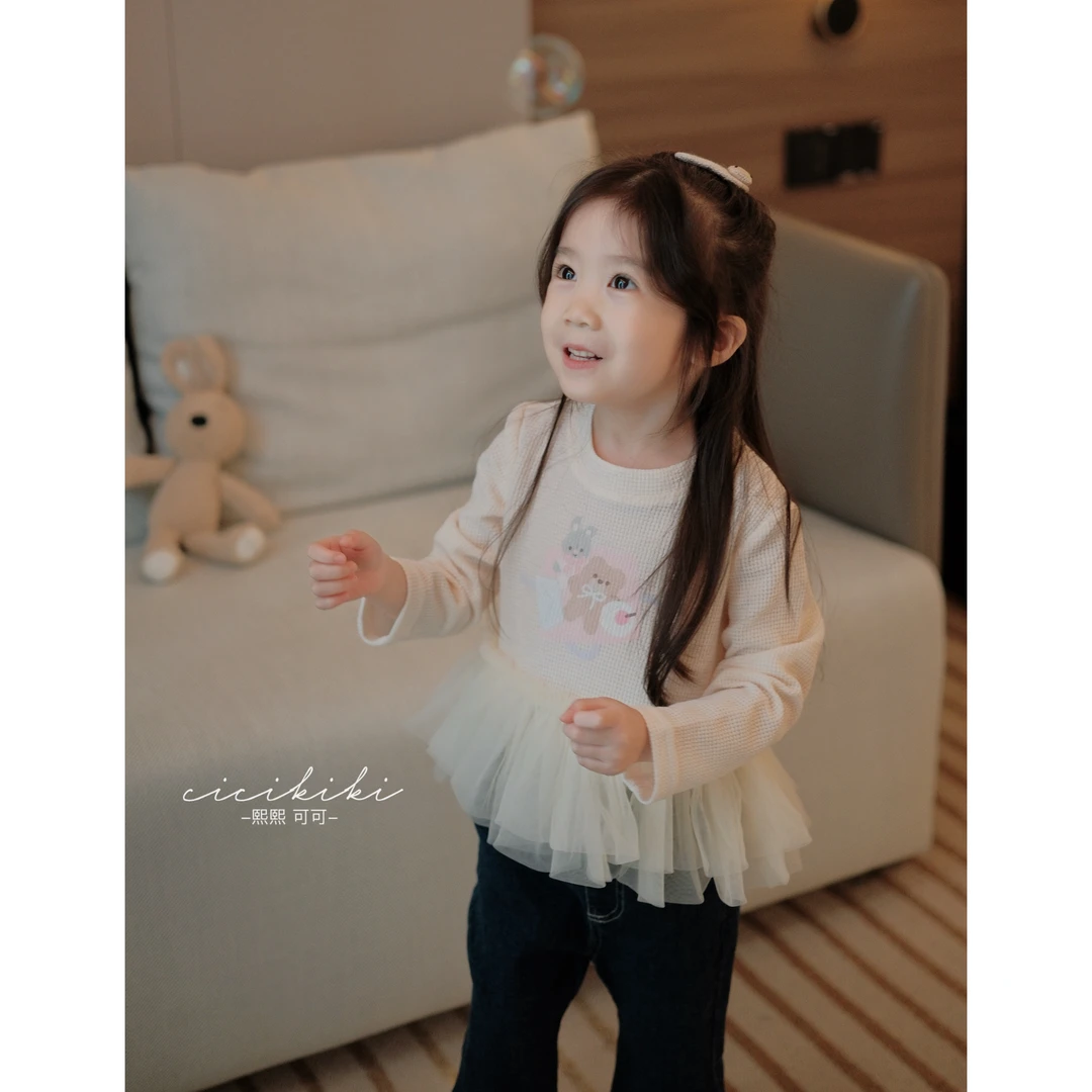 【莎丽儿】2025品质儿童童装秋冬时尚百搭长袖卫衣 熙熙可可WY2501