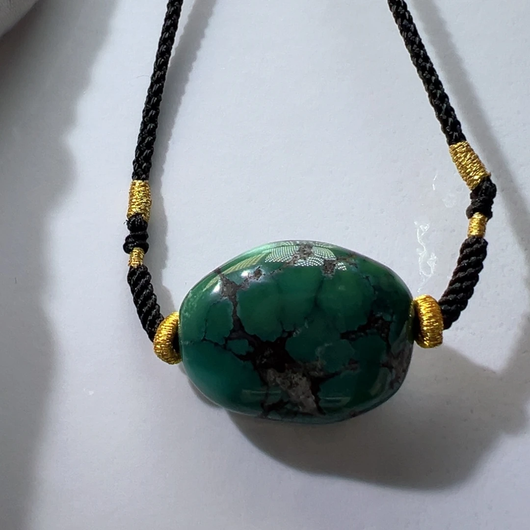 绿松石未镶嵌挂件