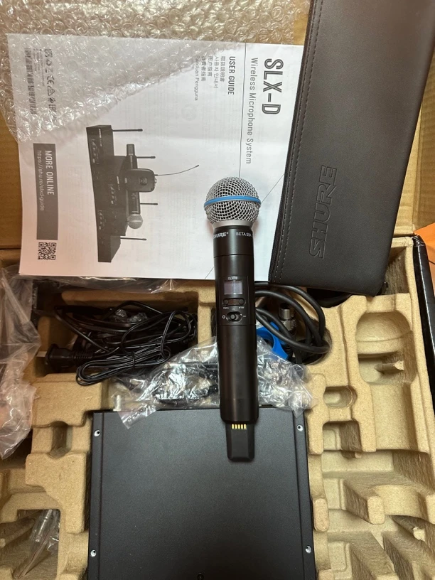 95新 Shure/舒尔 舒尔数字版bate58a一拖一 24款唛头带防伪码