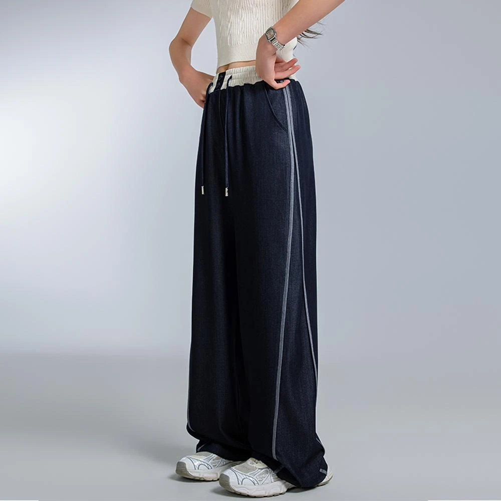 女大童轻薄牛仔裤夏季2025新款初高中生百搭长裤洋气学生裤子潮