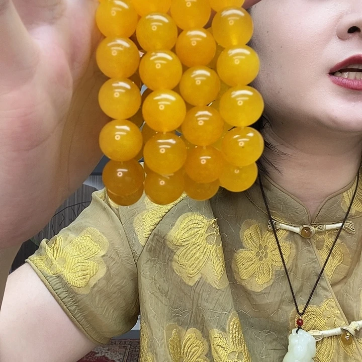 未镶嵌蛇纹石玉手链