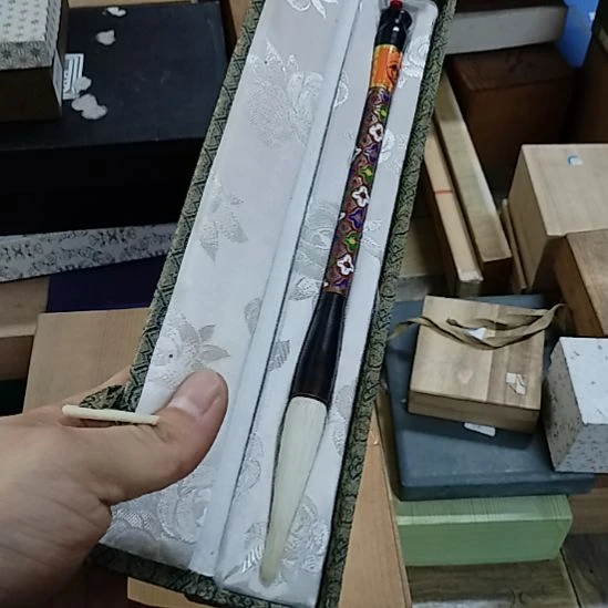 掐丝珐琅景泰蓝毛笔