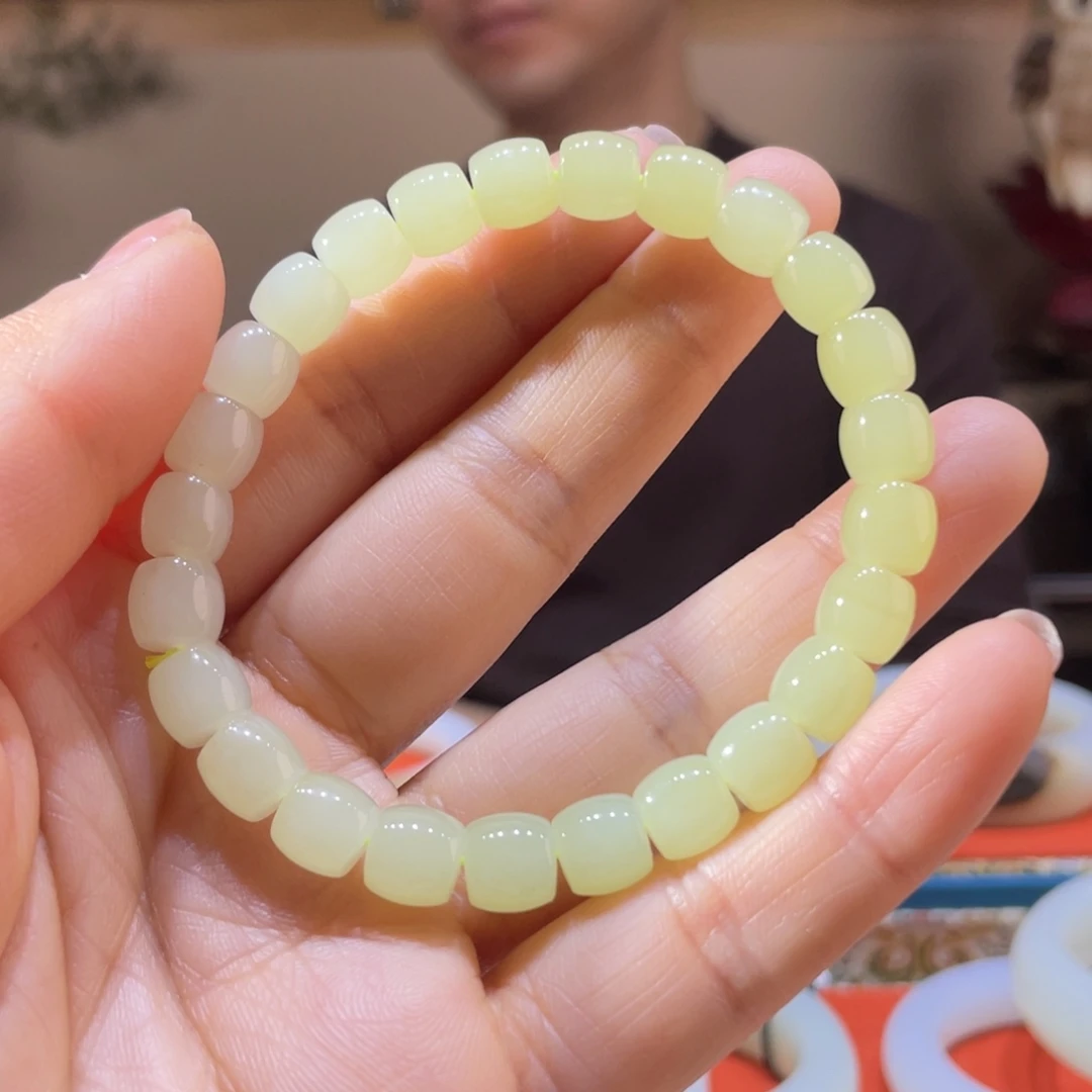 和田玉（黄玉）未镶嵌手链