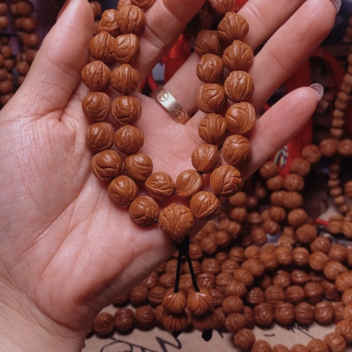 桃核吊坠龙纹桃枭