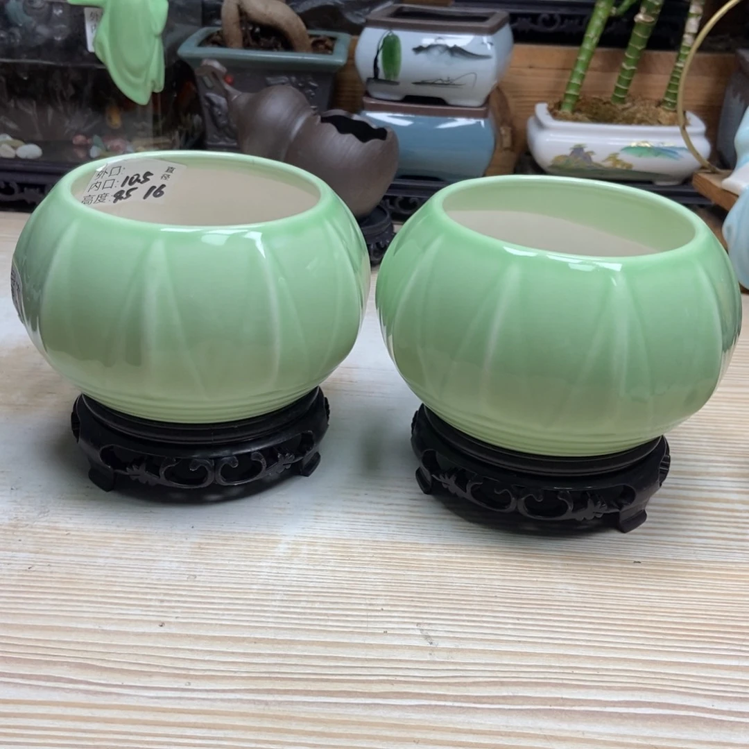 瓷片陶瓷花盆陶瓷艺术