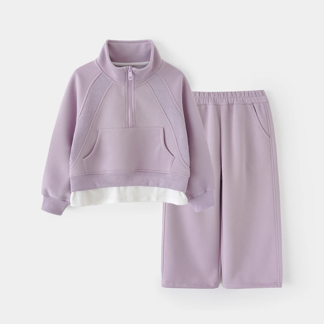 2025秋季新款女童装中大童两件套儿童洋气时尚休闲套装BG25017