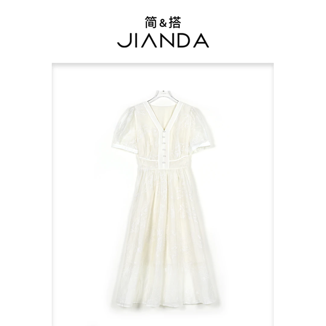 春夏2025新款高级感设计时尚高端连衣裙614-LYQ/26385-456009