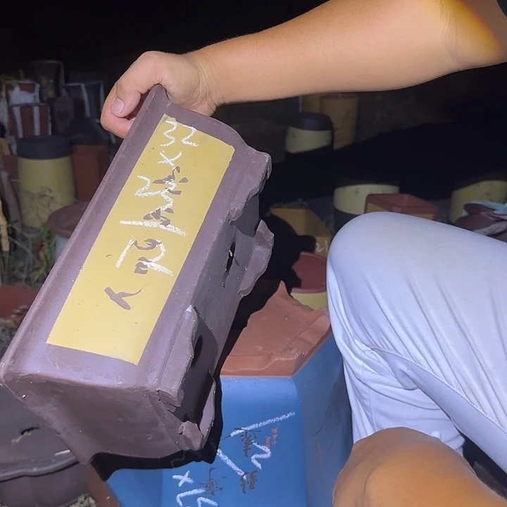 紫砂花盆盆景盆盆景瑕疵