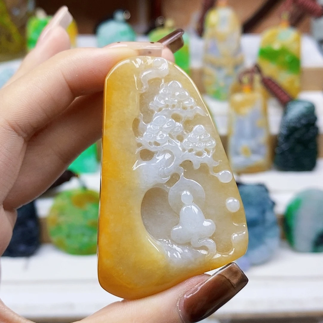 定制翡翠未镶嵌天然翡翠A货