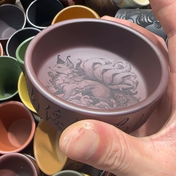 茶杯紫砂全手工制作工艺