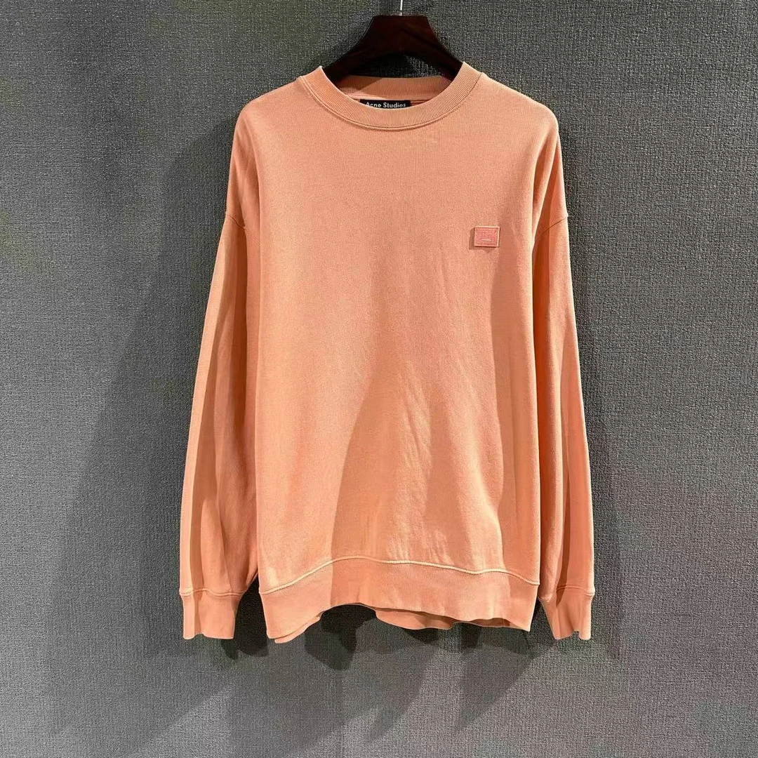 99新 Acne studio （pm）笑脸标识圆领卫衣 xxs码/7980