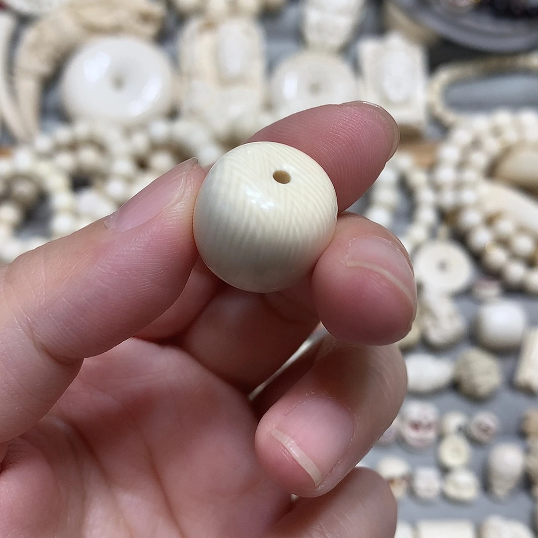猛犸象牙手串/手链/手镯17*15墩子