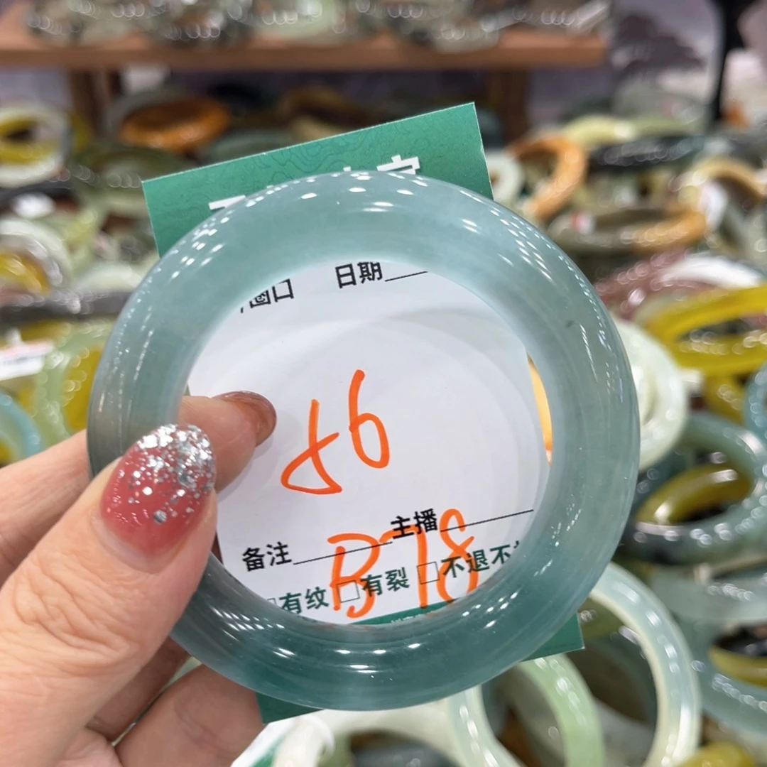 未镶嵌蛇纹石玉手镯手镯