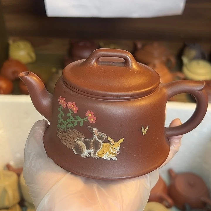 紫砂茶壶宜兴紫砂壶紫泥240