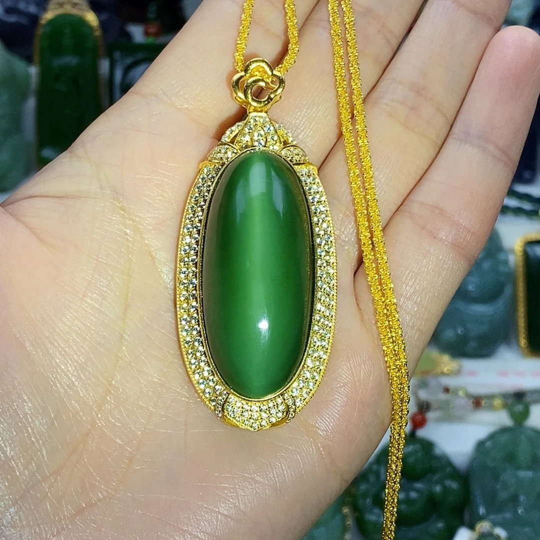 和田玉颈饰未镶嵌y****0