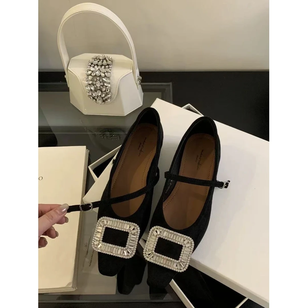 秋休闲款法式女新款百搭软底豆豆鞋单鞋822-1