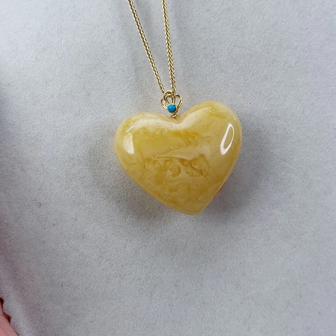 蜜蜡颈饰未镶嵌蜜蜡吊坠