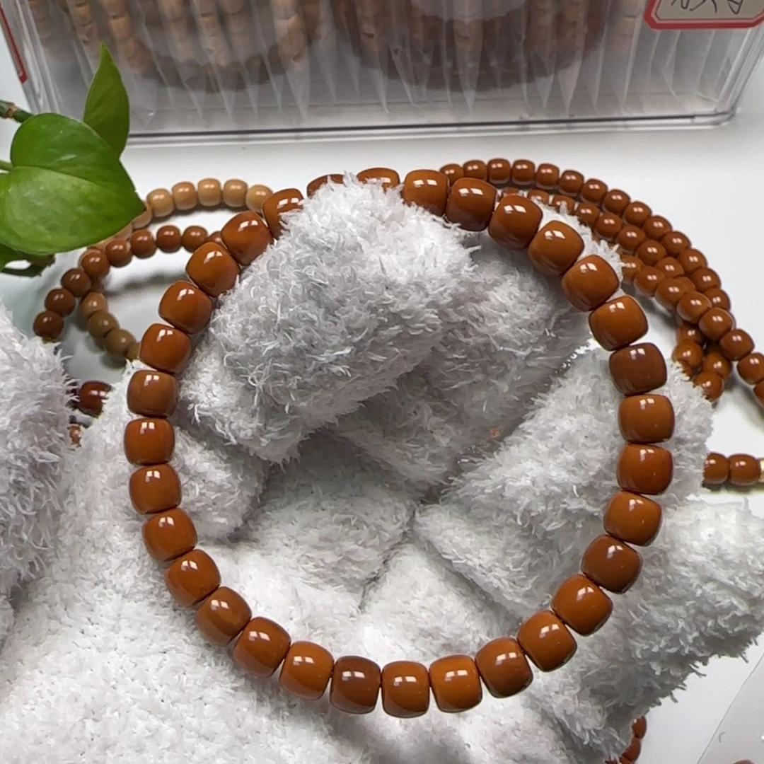 橄榄核手串/手链老挝核尖7.2单圈