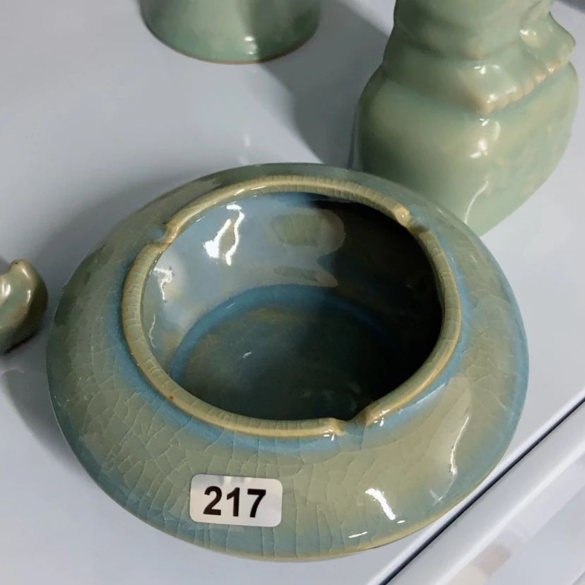 【闪购商品】灰灰缸原矿天蓝釉