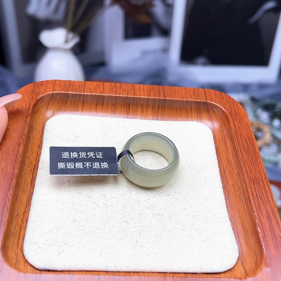 百***折和田玉戒指未镶嵌14号