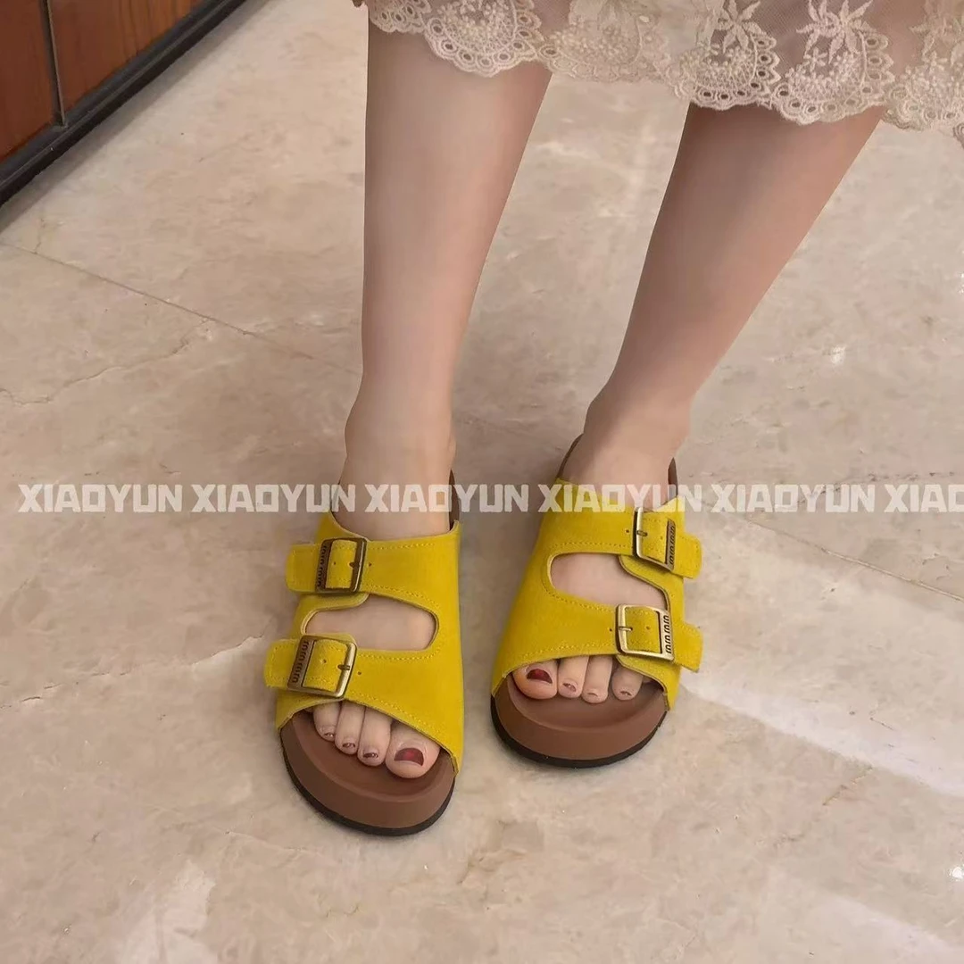 复古双扣鞋 小允姐姐2025新款时尚气质高级复古双扣鞋