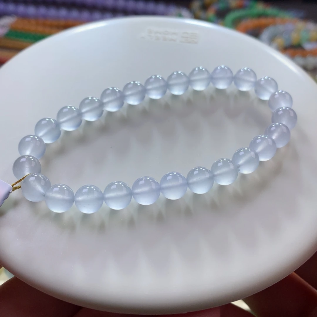 未镶嵌手链翡翠翡翠玻璃钢冰茅台白卡6.90～7+