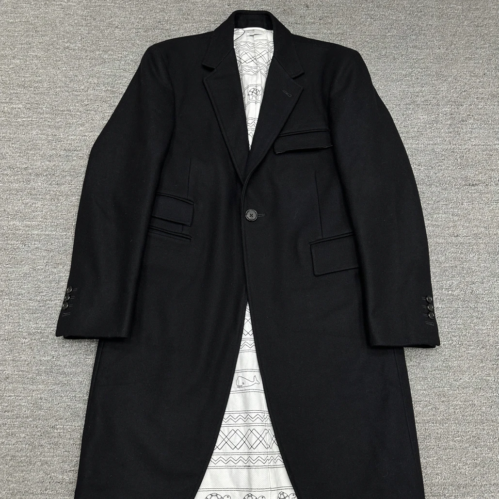 未使用 THOMBROWNE 1码 tb秀款满印大衣 全新