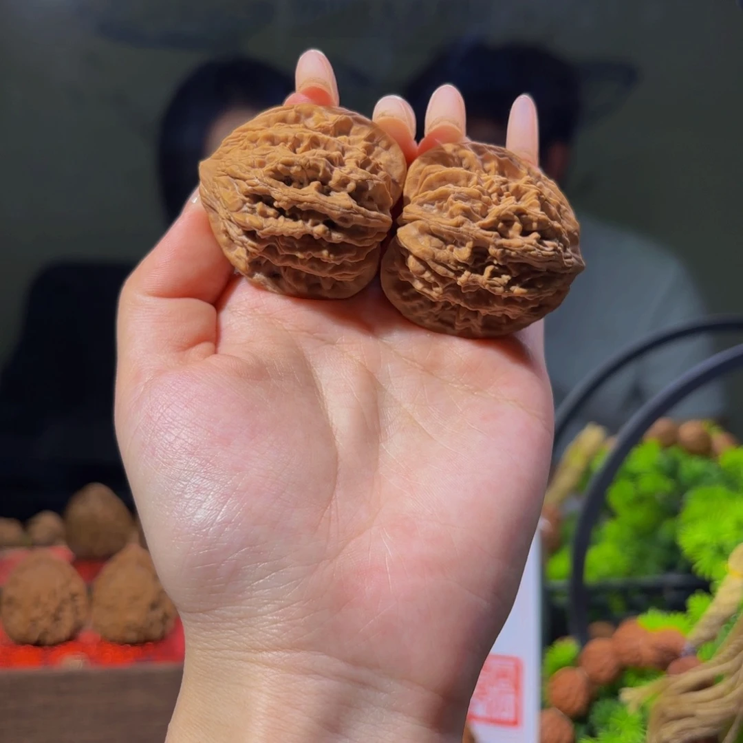 桃核把件42麦虎原生态