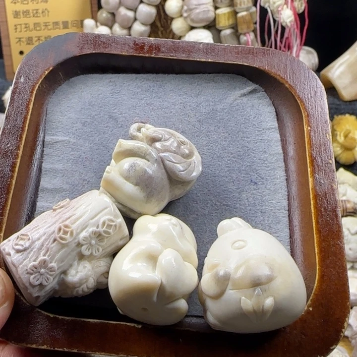 海***丁非金属配饰鹿角雕刻一起