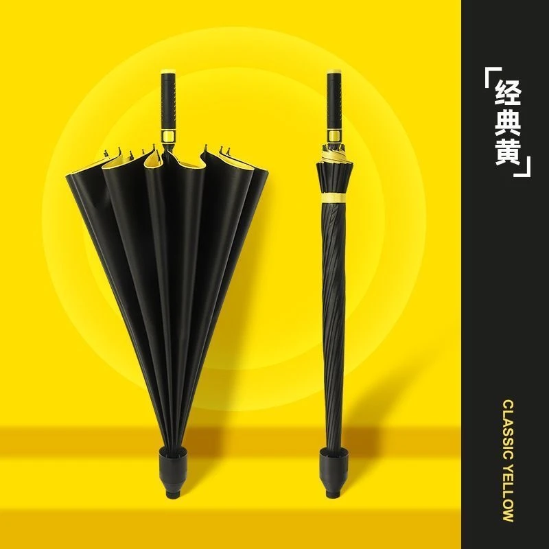 加大加固高尔夫防水套大号黑胶雨伞抗风暴防紫外线防风雨伞大号