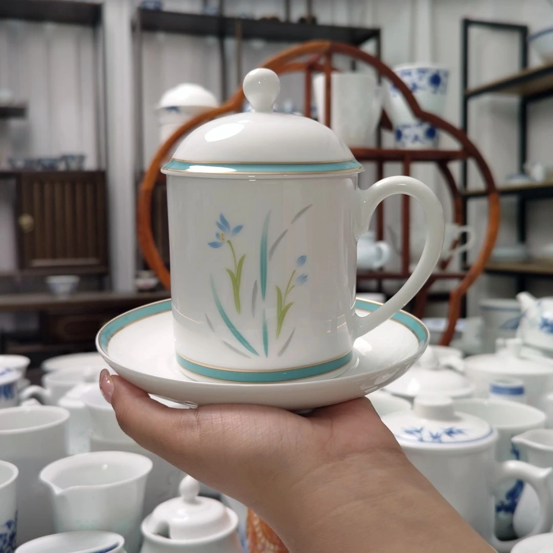 瓷春妍办公杯三件套