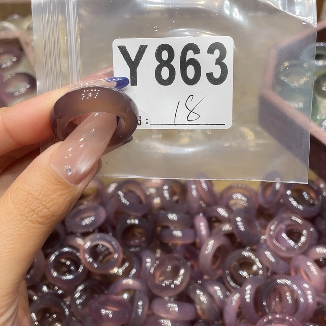 玛瑙/玉髓未镶嵌戒指863