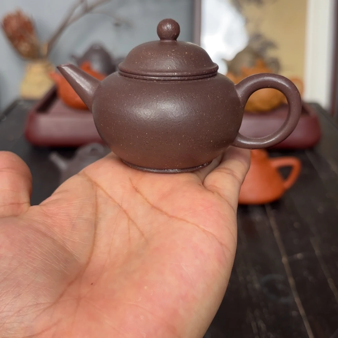 茶壶紫砂水平70毫升天青