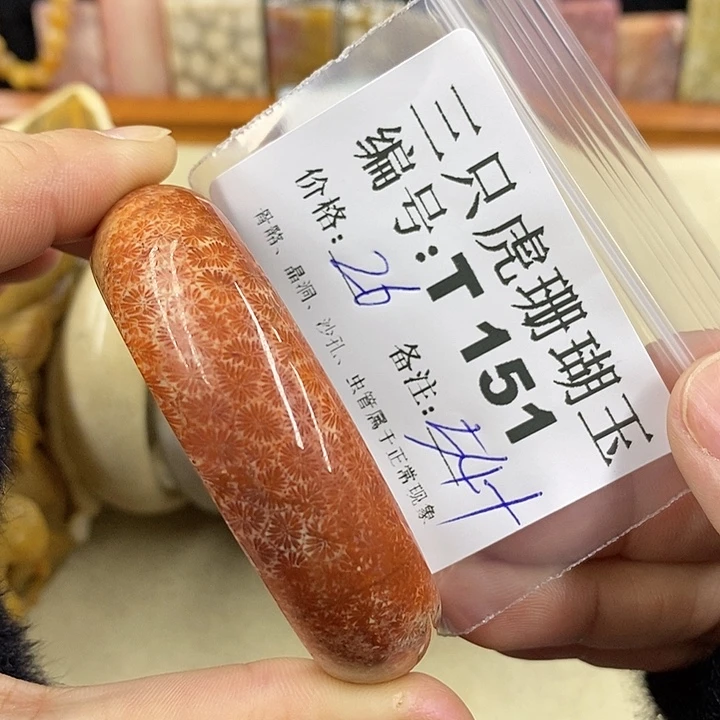 硅化珊瑚（珊瑚玉）1未镶嵌没***了